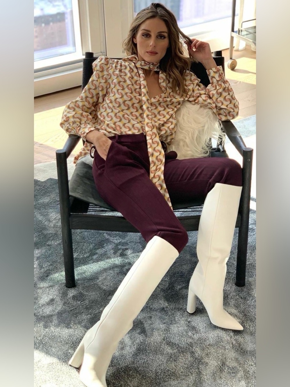 Steve Madden Riggs Knee High Boots Bone Size 8.5 - Picture 9 of 10